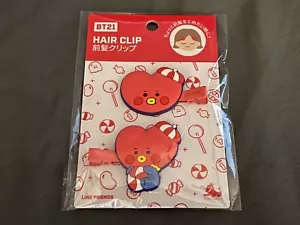 BTS BT21 MERCHANDISE UFFICIALE CLIP CAPELLI BAMBINO V TATA NUOVO VENDITORE USA IN MANO - Foto 1 di 2