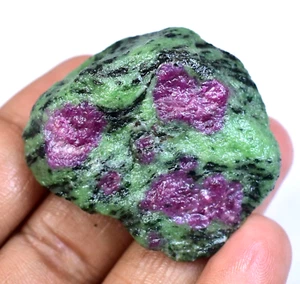 Best Quality Natural Ruby In Zoisite 193.20CT Certified Untreated Specimen Rough - Picture 1 of 6