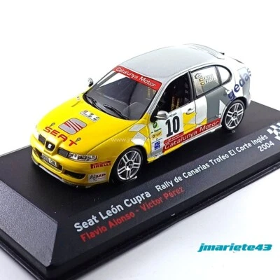 Seat León Cupra #10 F. Alonso Rally Canarias 2004 1:43 Foto 1 de 4