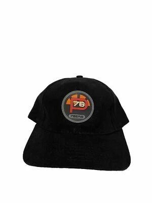 Chapéu ajustável preto vintage Philadelphia 76ers NBA tamanho pequeno-médio - Imagem 1 de 4