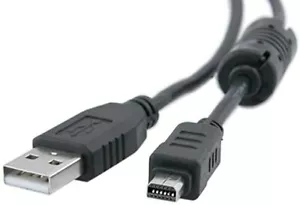 USB Data/Charge Cable for Olympus SZ-10, SZ-11, SZ-12, SZ-14, SZ-20, SZ-30MR - Picture 1 of 1