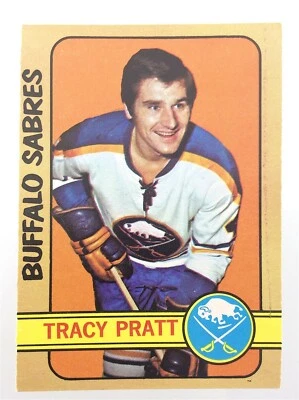 1972-73 Tracy Pratt Buffalo Sabres 69 OPC O-Pee-Chee Hockey Card P022 - Image 1 of 4