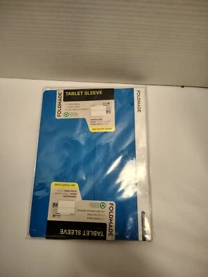 Foldmade Paperboard Tablet Sleeve Magnetic Closure• Blue  - Image 1 of 2