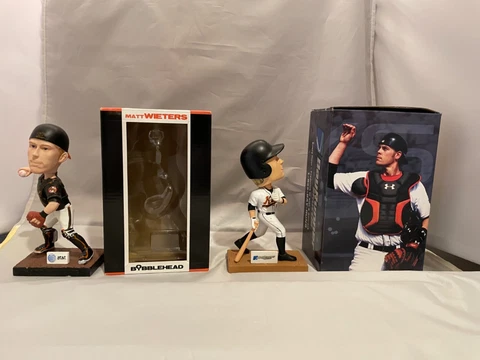 2 MATT WIETERS Baltimore Orioles 2014 Bobble Heads incl Frederick Keys Edition Cover