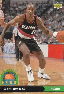 1993-94 UPPER  DECK CLYDE DREXLER #AD20 - Image 1 of 2