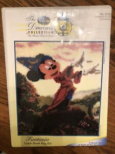 Disney The Dreams Collection Fantasia Latch Hook Rug Kit Thomas Kinkade Mickey