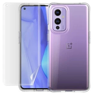 Shatterproof Screen Protector + Natural Tactility Soft Case for OnePlus 9 phone - Picture 1 of 1