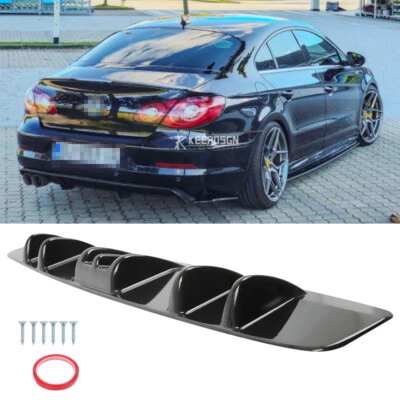 Rear Bumper Diffuser Spoiler Splitter Lip For Volkswagen Passat CC Jetta Golf MK - Image 1 of 4