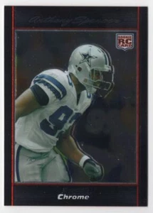 2007 BOWMAN CHROME ROOKIE Anthony Spencer Rookie Dallas Cowboys #BC8 - Picture 1 of 2
