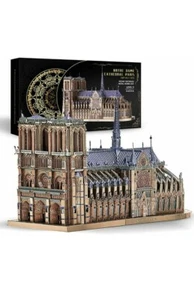 Rompecabezas de metal 3D Piececool para adultos - Catedral de Notre Dame París hágalo usted mismo 3D - Imagen 1 de 5