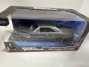 Jada 1/24 Fast & Furious Dom's Plymouth Road Runner caja exterior dañada - Imagen 1 de 3