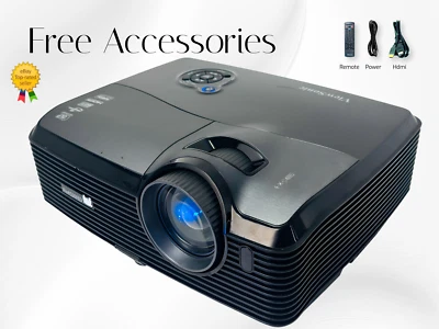 ViewSonic Pro8520HD DLP Proejctor 5000 ANSI Large Venue Full HD HDMI w/Remote - Image 1 of 4