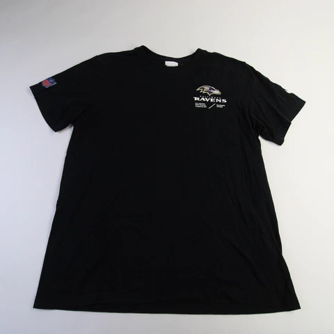 Baltimore Ravens Nike NFL On Field Apparel Short Sleeve Shirt Men's Used Cover