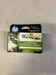 Auténticos cartuchos de tinta HP 962 C/M/Y paquete de 3 3YP00AN caducan 26/05 - Imagen 1 de 1