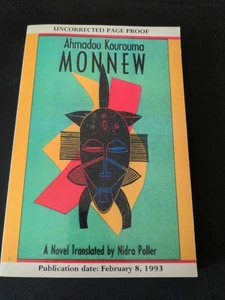 Uncorrected Proof - Monnew by Ahmadou Kourouma 1992 PB ARC  - Picture 1 of 13