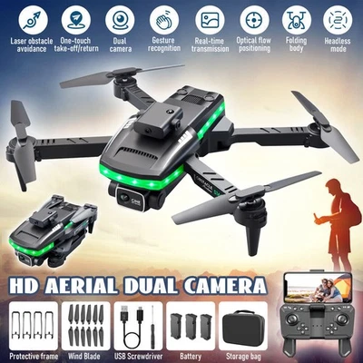 4K HD Mini Drohne Dual Kamera FPV Faltbare Selfie Drohne RC Quadcopter Spielzeug - Bild 1 von 4