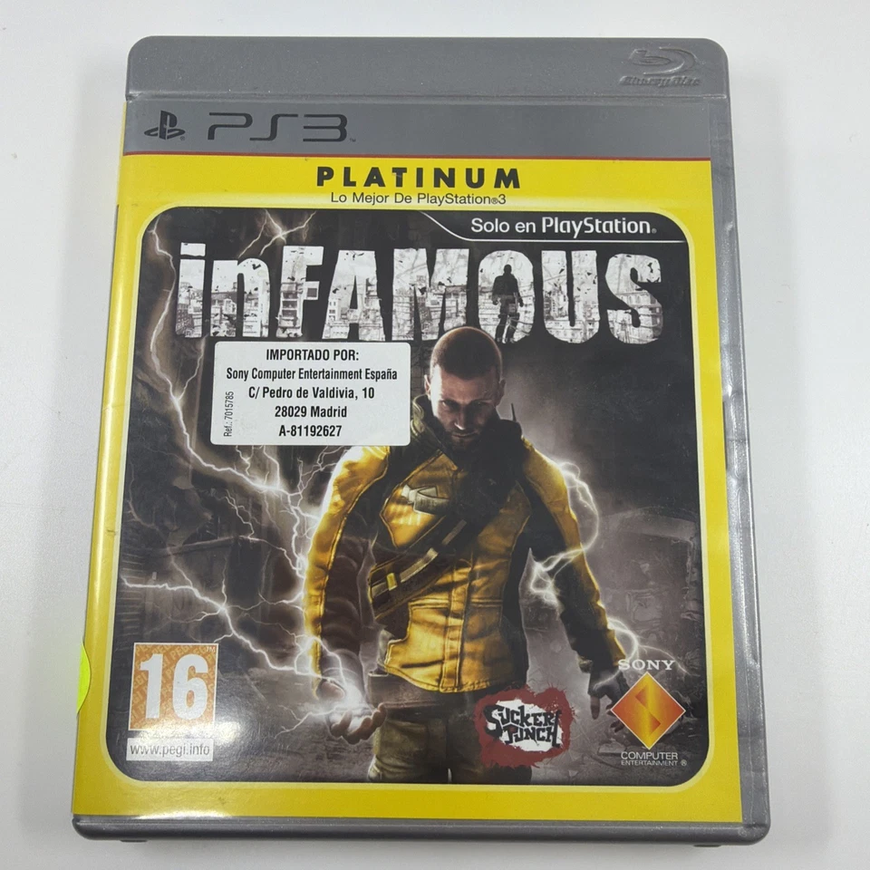 Sony Infamous Playstation 3 Platinum Hits PAL Complete In Box - Image 1 of 4