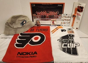 PHILADELPHIA FLYERS ASSORTMENT OF MEMORABILIA: BUCKET HAT, TEAM WATCH SEE PHOTOS - Picture 1 of 12