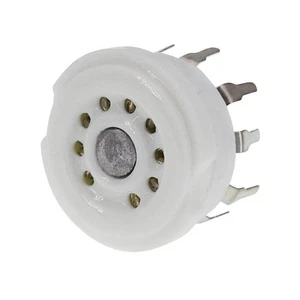 Base de tubo 9 pines cerámica montaje de impresión HiFi soporte de tubo soporte de tubo - Imagen 1 de 4