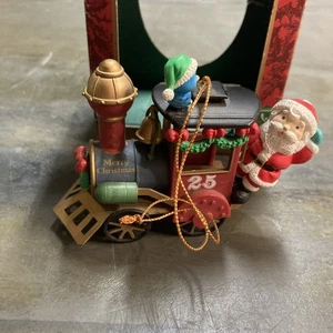 Adorno de Navidad Tren Papá Noel - Imagen 1 de 3