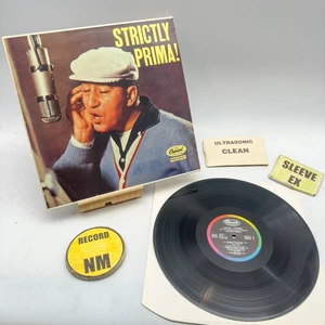 Louis Prima With Sam Butera An...- Strictly Prima! NM/EX Ultrasonic Clean - Imagen 1 de 3