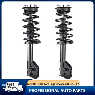 Front Struts Coil Spring Assembly for 2011 2012 2013 2014 Ford Edge Lincoln MKX - Image 1 of 4