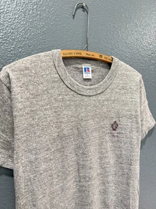 Vintage 80’s Russell Athletic Chicago Hilton Hotels Gray Tee Shirt Medium USA - Picture 1 of 4