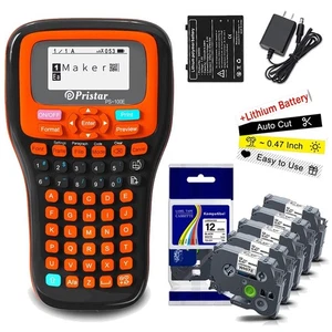 Handheld Label Maker Printer Machine Fit for Brother P-touch w/ 5PK TZe-231 Tape - Picture 1 of 13