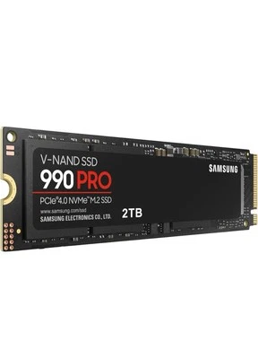 Samsung 990 PRO 2TB SSD NVMe M.2 PCIe Gen4, M.2 2280 SSD Speed 7,450 MB/s - Image 1 of 4