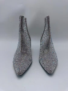 Botines Betsey Johnson para mujer Corry punta iridiscente talla 8 S1007 - Imagen 1 de 6