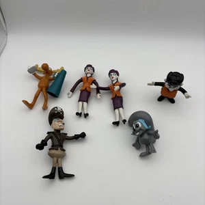Adventures Of Rocky and Bullwinkle Fearless Leader Boris Natasha lotto di 6 LEGGI - Foto 1 di 8