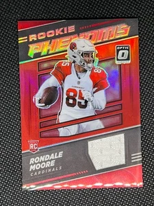 Rondale Moore 2021 Panini Donruss Optic Red Prizm Rookie Phenoms Patch #RP-17 - Picture 1 of 2