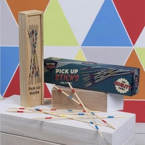 Wooden Retro Pick Up Sticks Game Traditional - Picture 1 of 4