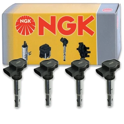 Bobina de encendido NGK de 4 piezas para Volkswagen Beetle 2012-2013 2,0 L L4 - bujía wg Foto 1 de 4