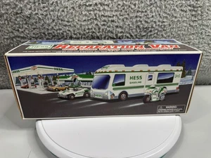 Vintage 1998 Hess Recreation Van with Dune Buggy Motorcycle New In Box Gift Set - Picture 1 of 19