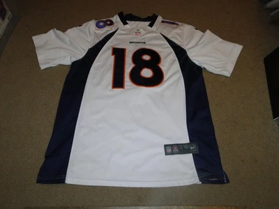 DENVER BRONCO'S # 18 PEYTON MANNING NIKE CAMISETA RETRO ADULTO TALLA GRANDE Foto 1 de 4