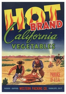 *Original* HEISS Western Cowboys Branding Eisen Kuh Gemüse Etikett KEINE KOPIE! - Bild 1 von 1