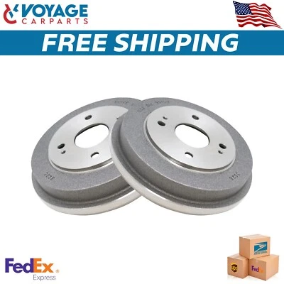 Nuevo juego de 2 pares de tambores de freno trasero izquierdo y derecho para Honda Accord 90-02 Foto 1 de 4