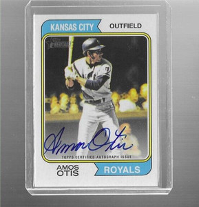 2023 Topps Heritage High Number AMOS OTIS REAL ONE AUTO ROYALS ROA-AO