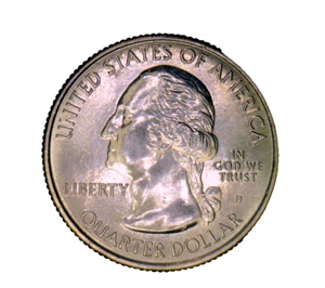 2013 D White Mountain Park Quarter. ATB Serie Stempelglanz goldfarben - Bild 1 von 6