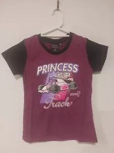 Princess Of The Track Australian F1 Grand Prix TShirt Girls Children Size 10 - Picture 1 of 5