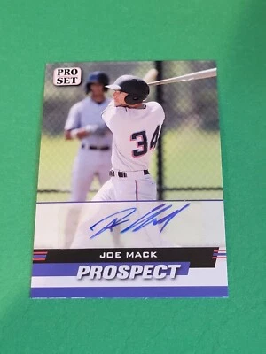 READ!  JOE MACK -  2022 LEAF PRO SET PROSPECT AUTOGRAPH - Image 1 of 2