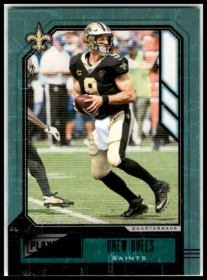 2020 Panini Playbook #84 Drew Brees Purple - Image 1 of 2