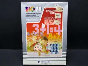 Speed / Bingo Math, VIC-20, Cartridge, Commodore 1981,  Cart & Box.  Tested OK - Picture 1 of 10