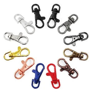 Lobster Swivel Clasps Clips Bag Key Ring Hook Findings chain Keychain 37 mm AIT - Picture 1 of 3