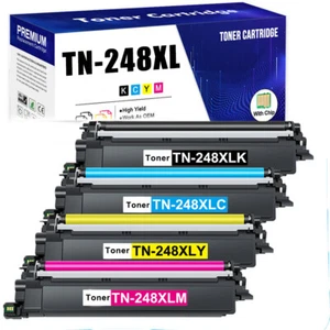 4x Toner TN248XL TN248 XL Compatible pour Toner Brother MFC-L3760CDW MFC-L3740CDW - Photo 1/1