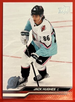 Jack Hughes 2023-24 Upper Deck Extended Card #680 New Jersey Devils - Image 1 of 2