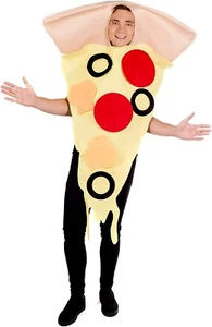 Pizza Kostüm Erwachsene Essen Verkleidung Karneval Faschingskostüm Einheitsgröße - Bild 1 von 2