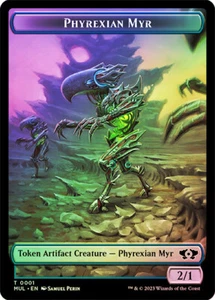 MTG FOIL {Phyrexian Myr Token} // {Teferi's Talent Emblem} - Multiverse Legends - Bild 1 von 1