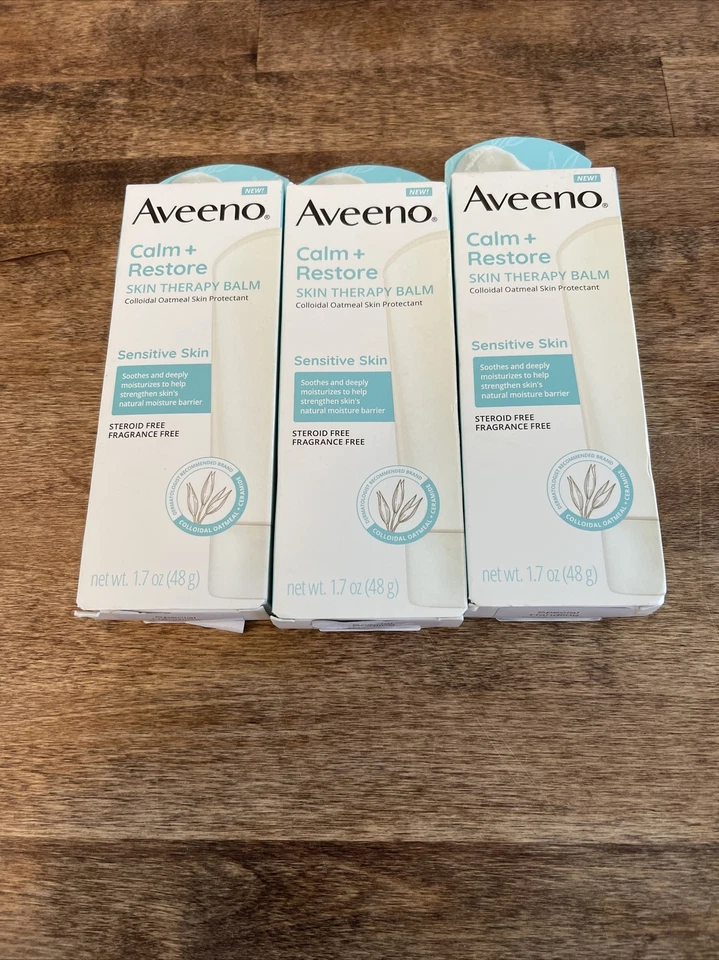 Aveeno Calm Restore SkinTherapy Balm for SensitiveSkin 1.7 Oz.